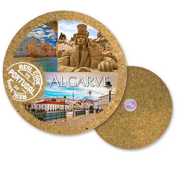 19cm cork round base