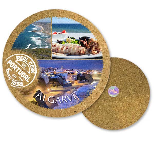 19cm cork round base