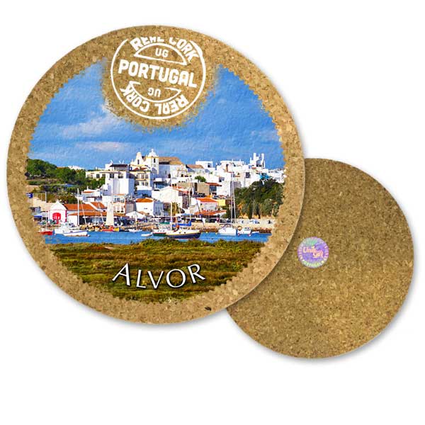 19cm cork round base