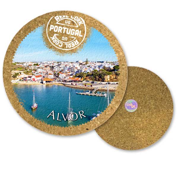 19cm cork round base