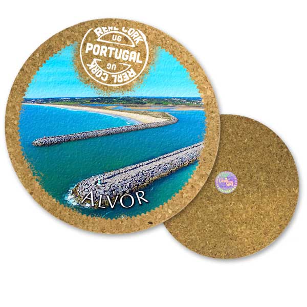 19cm cork round base