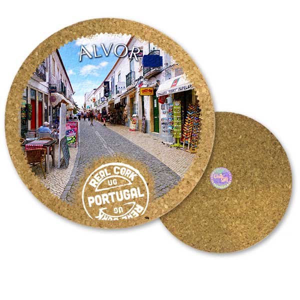 19cm cork round base