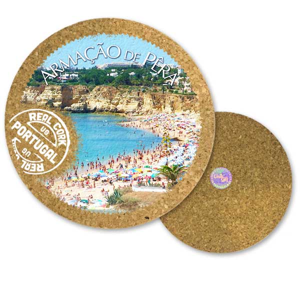 19cm cork round base