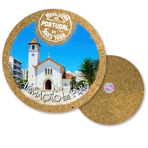 19cm cork round base