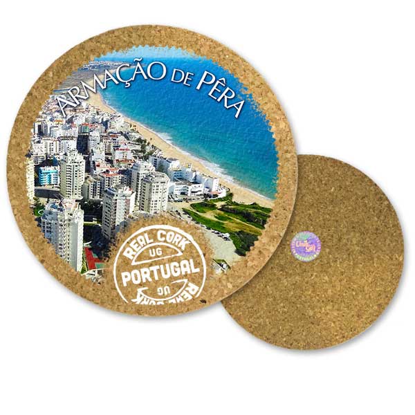 19cm cork round base