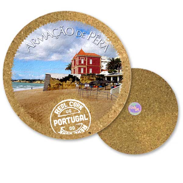 19cm cork round base