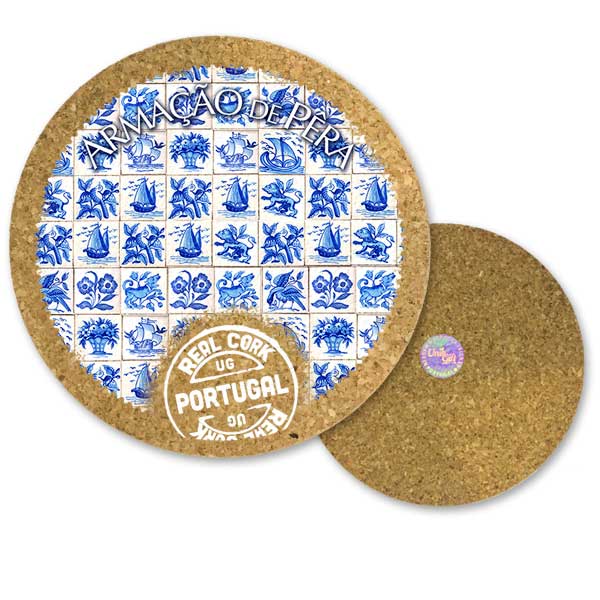 19cm cork round base