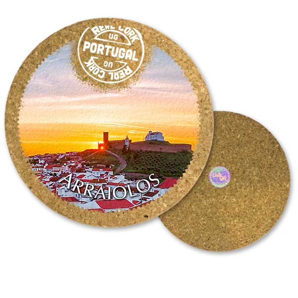 19cm cork round base