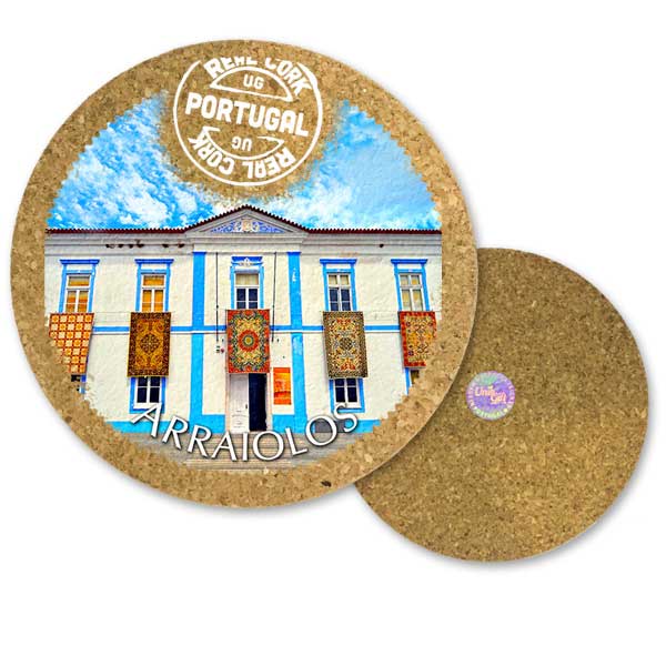 19cm cork round base