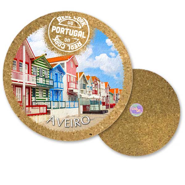 19cm cork round base