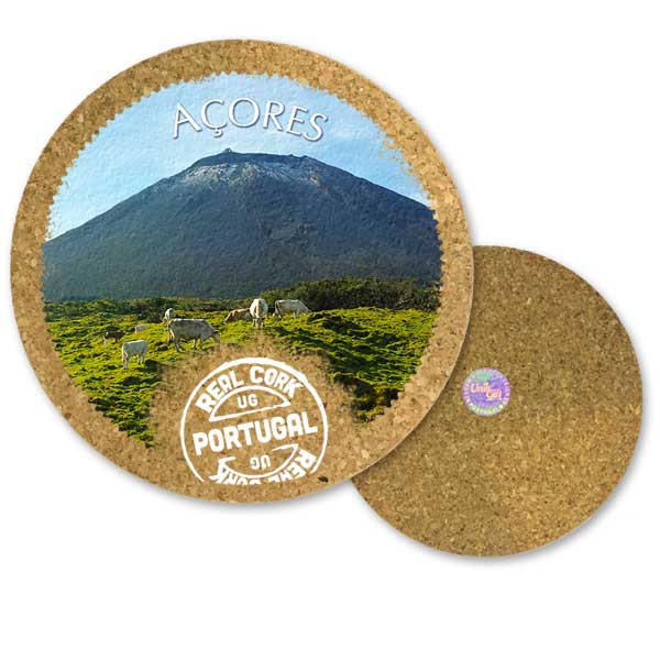 19cm cork round base