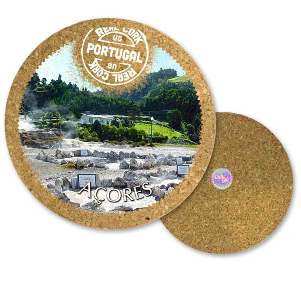 19cm cork round base