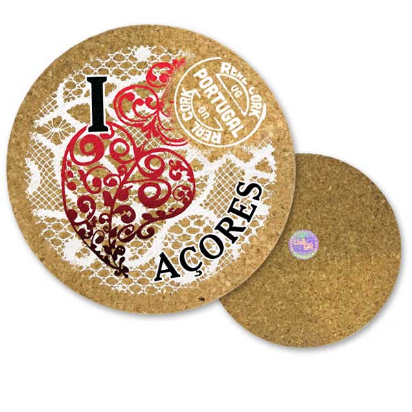 19cm cork round base