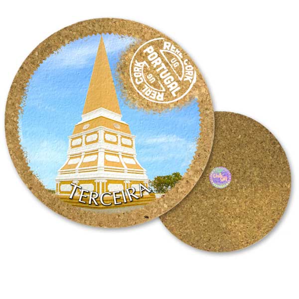 19cm cork round base - Terceira