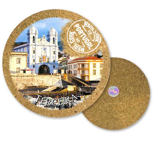 19cm cork round base - Terceira