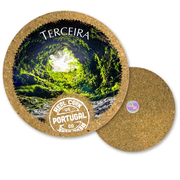 19cm cork round base - Terceira