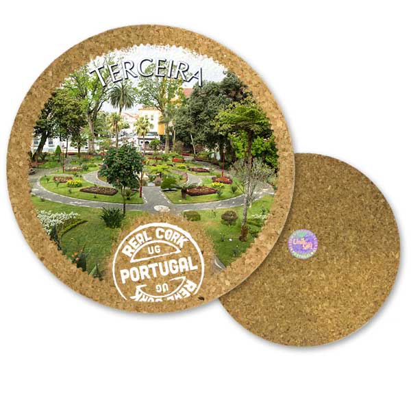 19cm cork round base - Terceira