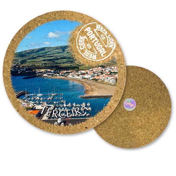 19cm cork round base - Terceira