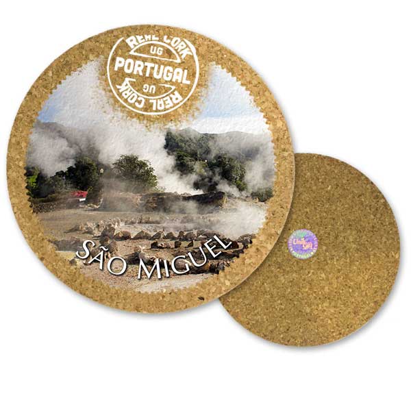 19cm cork round base - S.Miguel