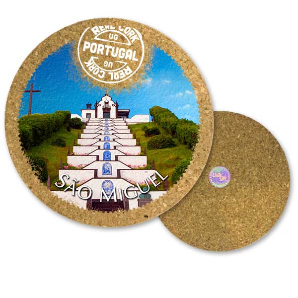 19cm cork round base - S.Miguel