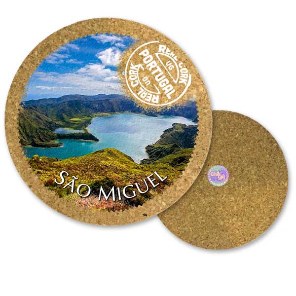 19cm cork round base - S.Miguel