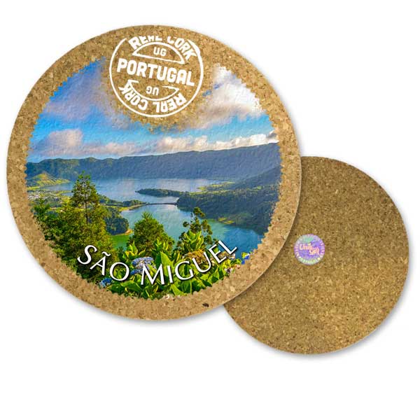 19cm cork round base - S.Miguel