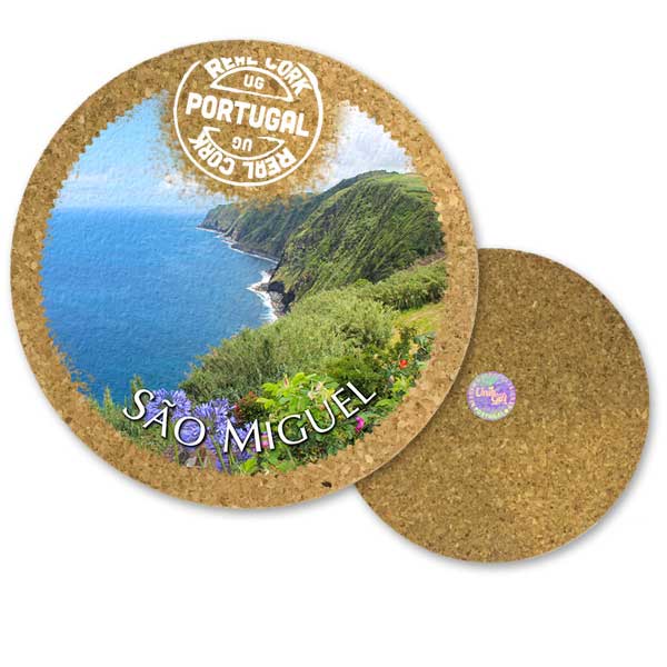 19cm cork round base - S.Miguel