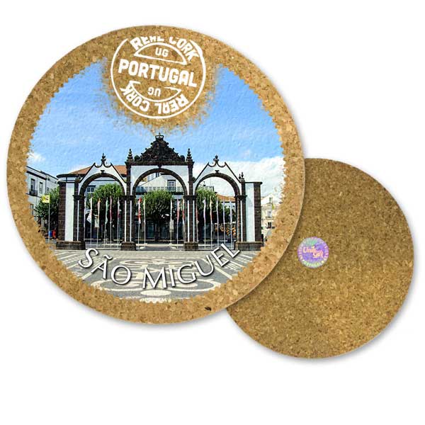 19cm cork round base - S.Miguel