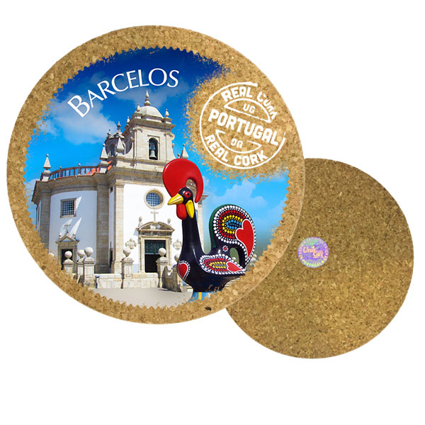 19cm cork round base