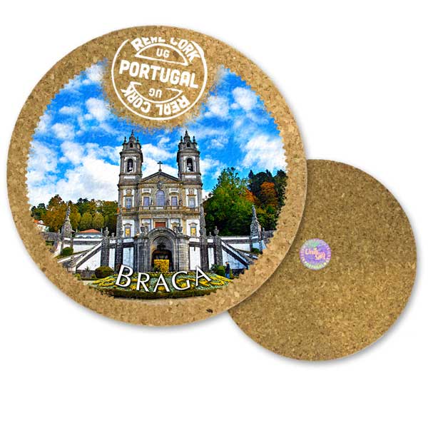 19cm cork round base