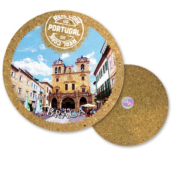 19cm cork round base