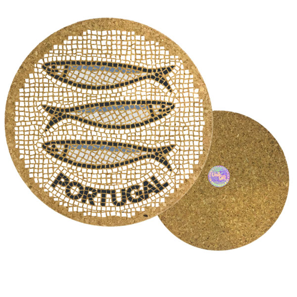 Round cork bases 195mmx10mm