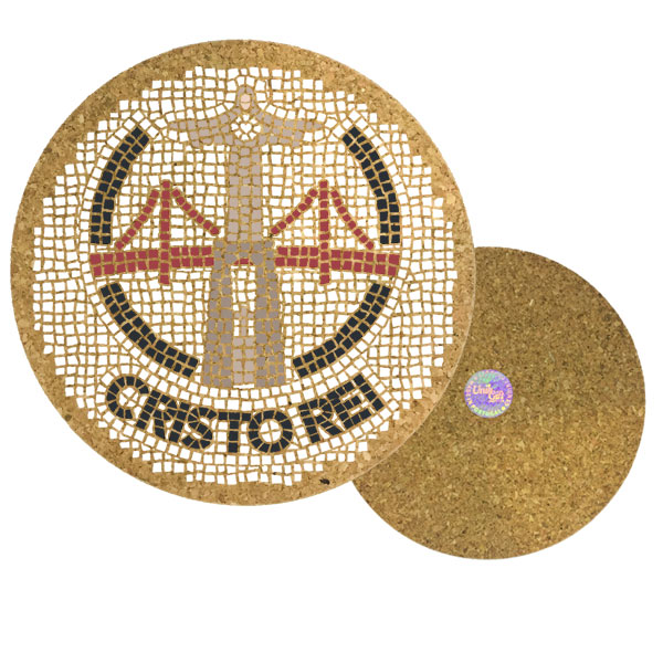Round cork bases 195mmx10mm