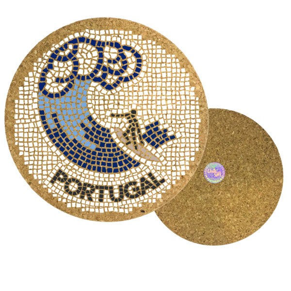 Round cork bases 195mmx10mm