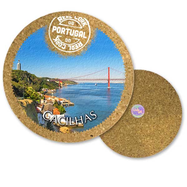 19cm cork round base