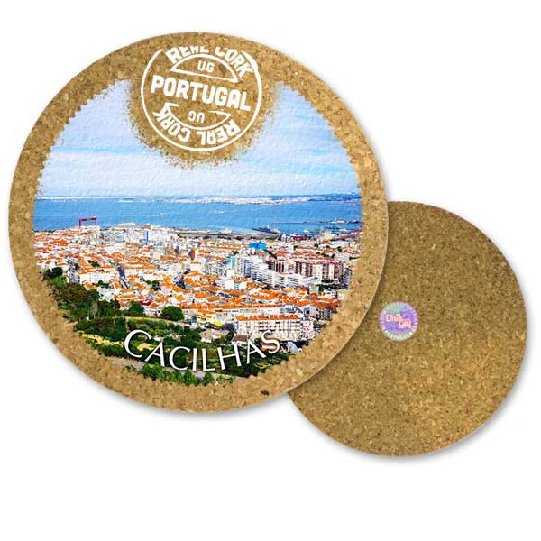 19cm cork round base