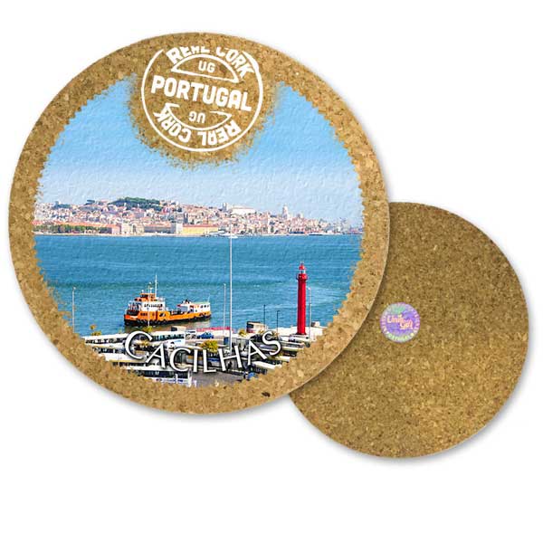 19cm cork round base