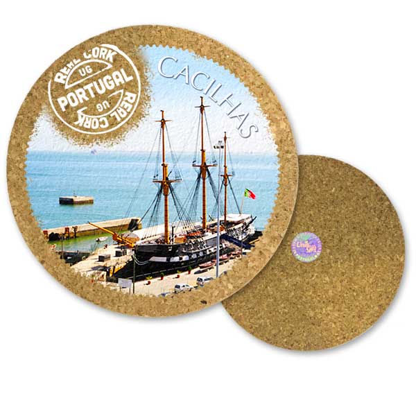 19cm cork round base