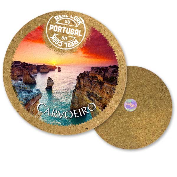 19cm cork round base