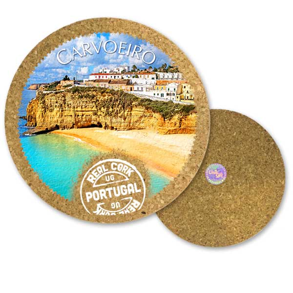 19cm cork round base