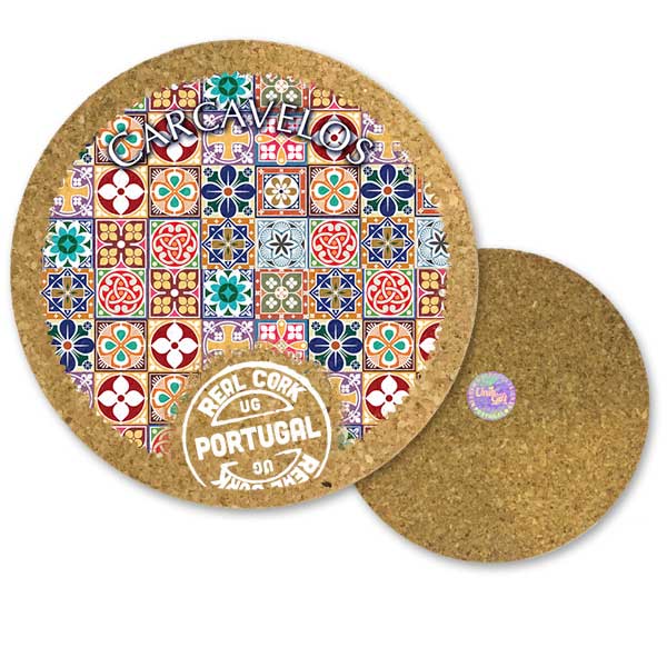 19cm cork round base