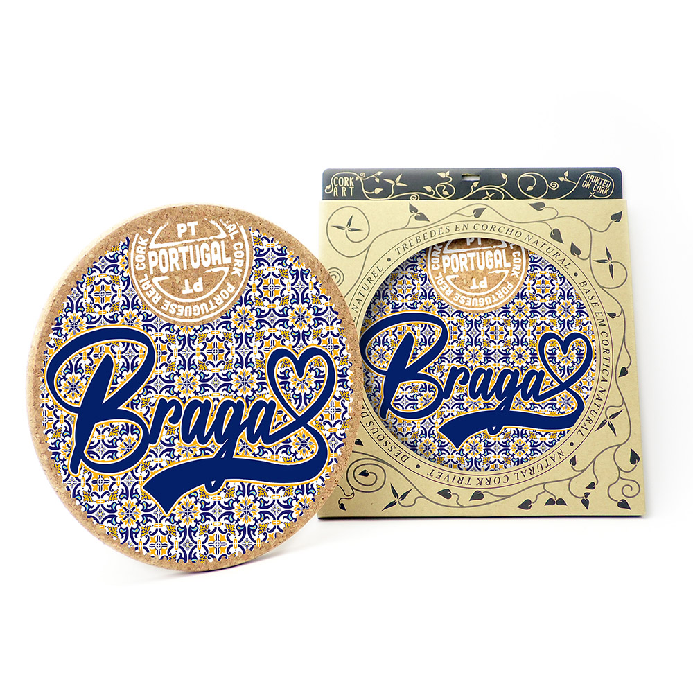 19cm cork round base