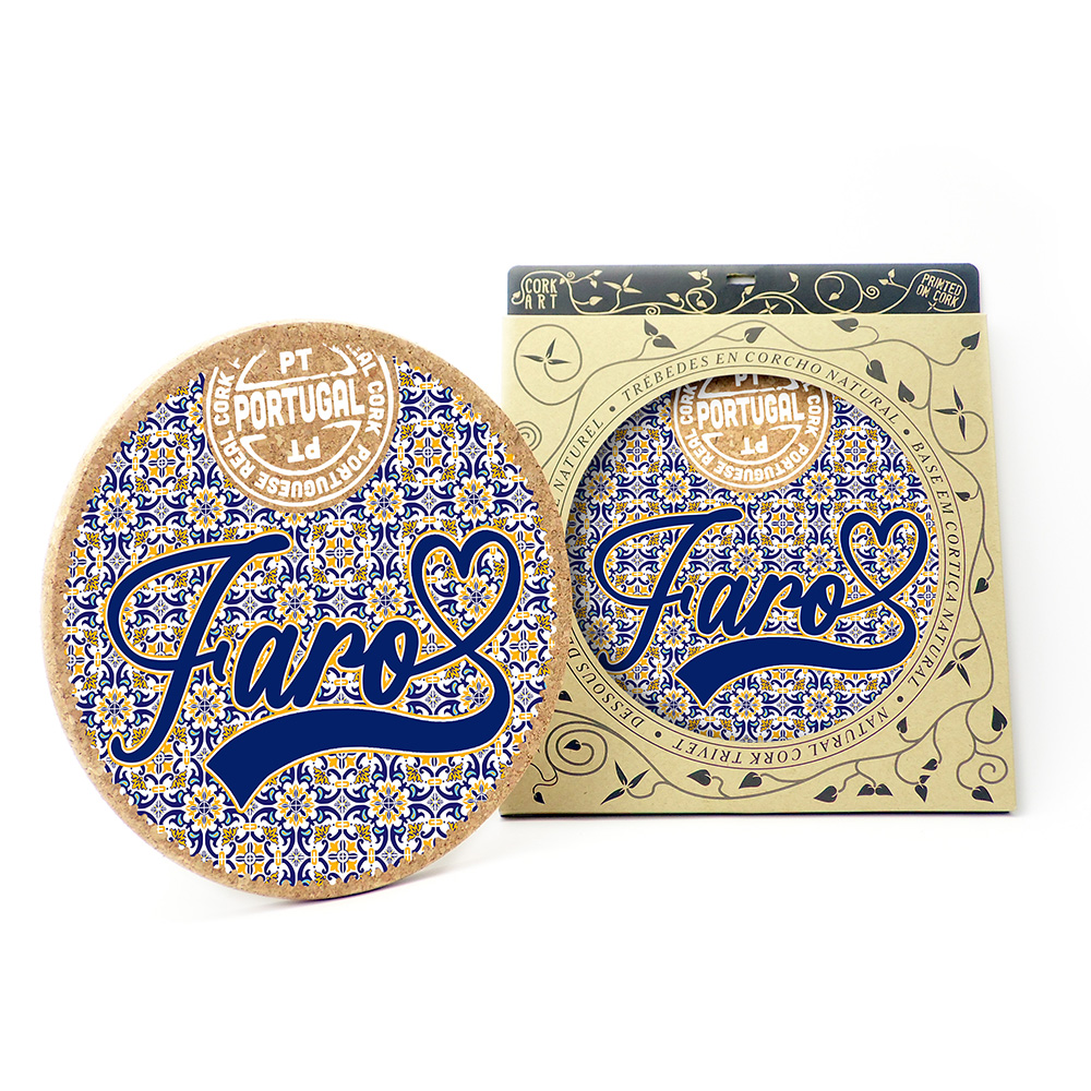 19cm cork round base