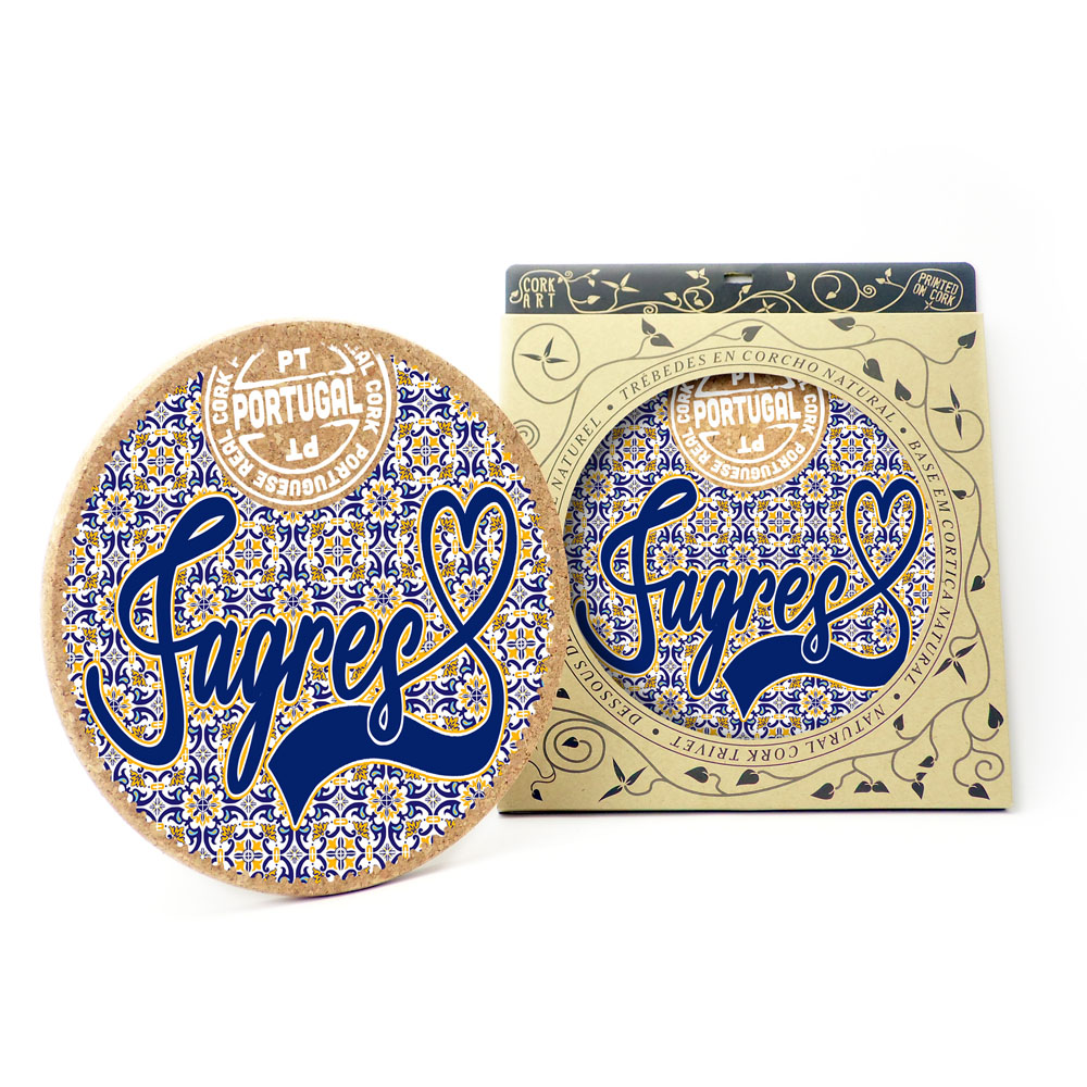 19cm cork round base