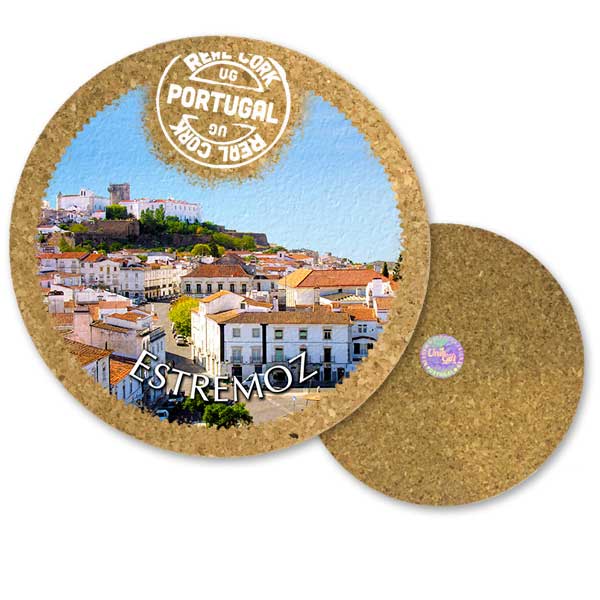 19cm cork round base