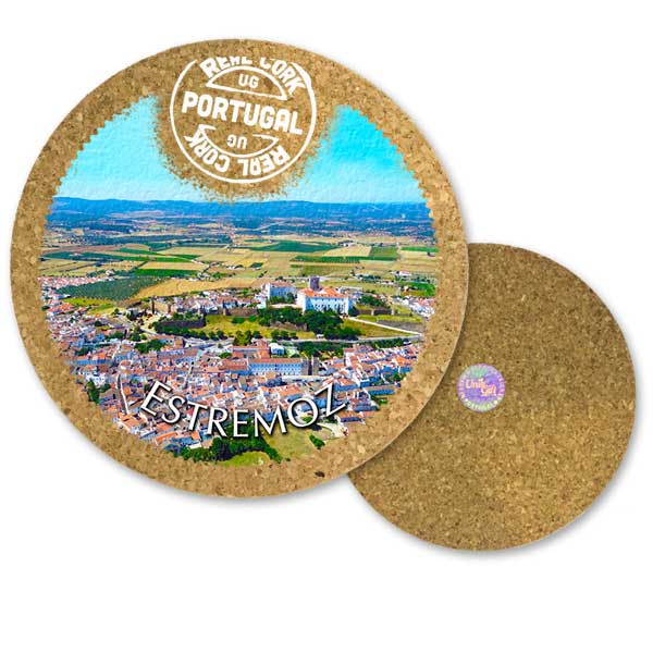 19cm cork round base