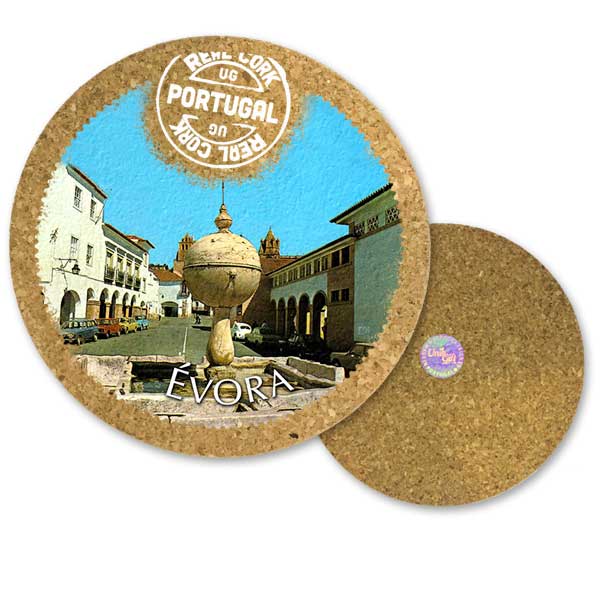 19cm cork round base