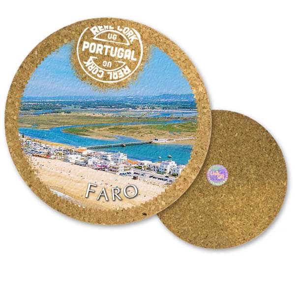 19cm cork round base