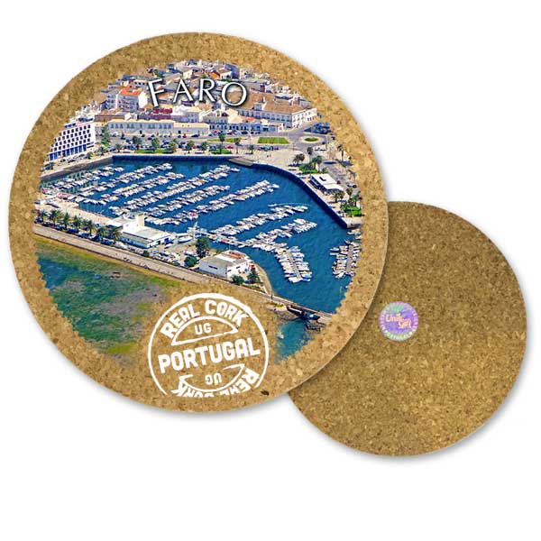 19cm cork round base