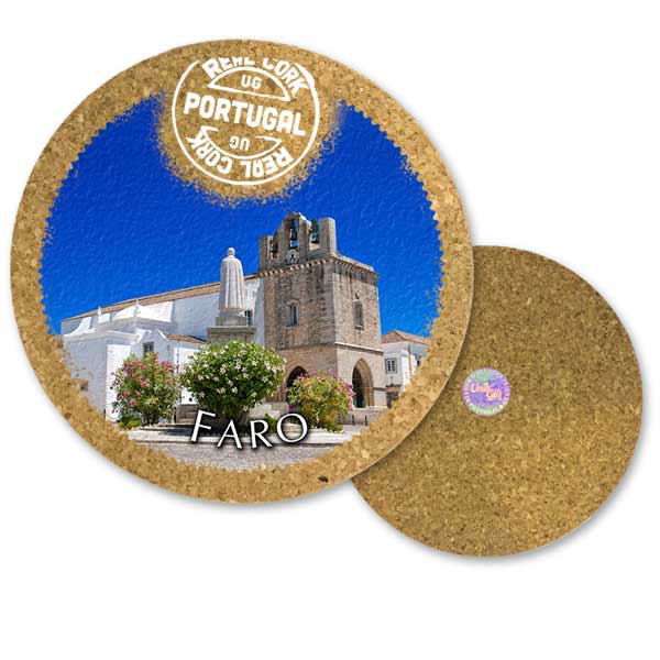 19cm cork round base